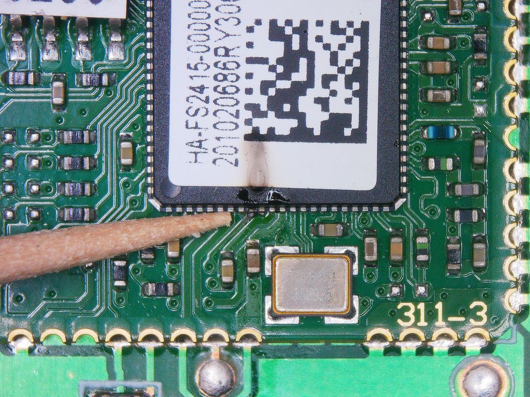 CPU Kurzschluss Sichtprüfung